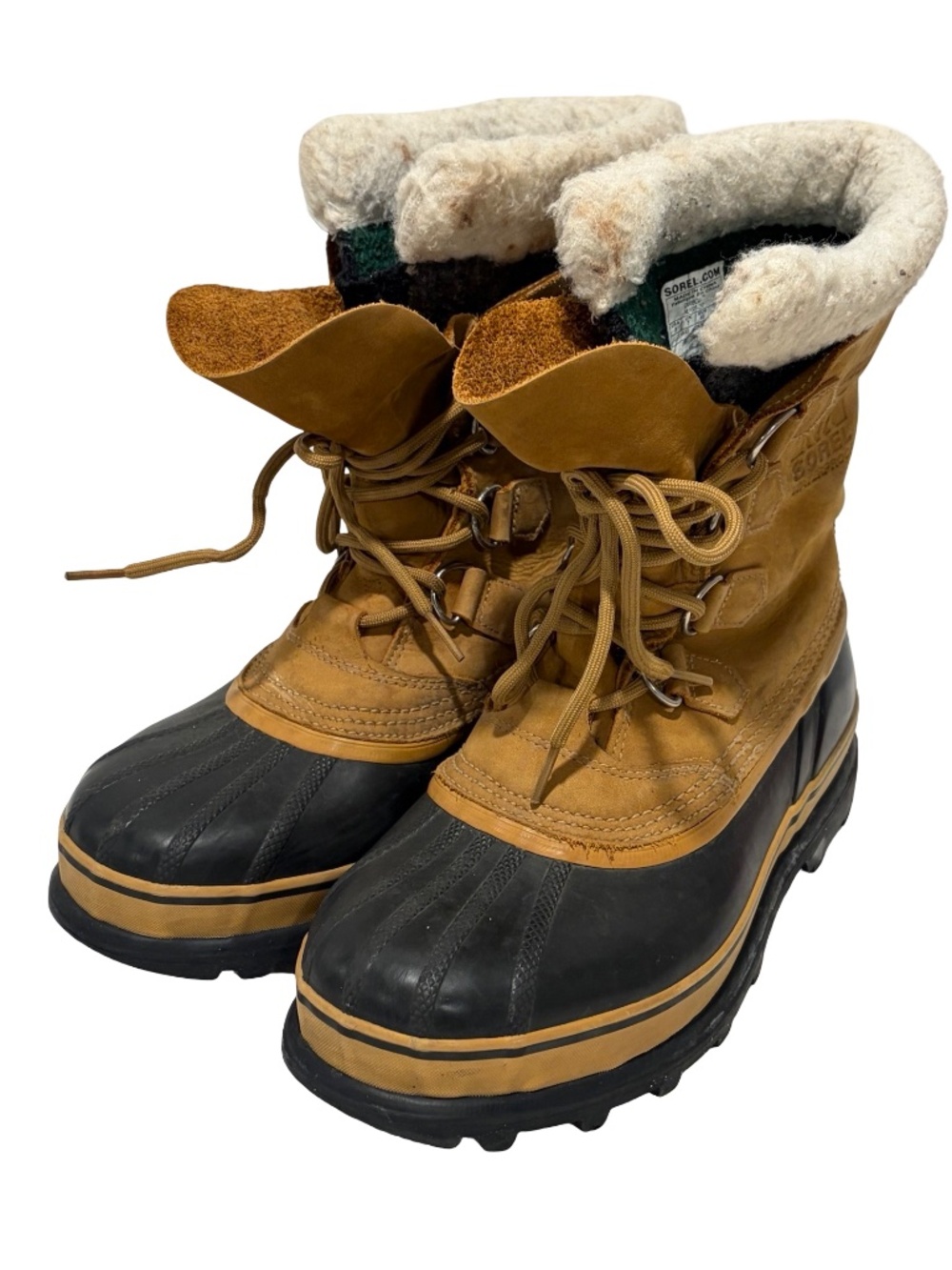 Sorel Caribou Waterproof Leather Boots Womens US 9 Model NL 1005-280